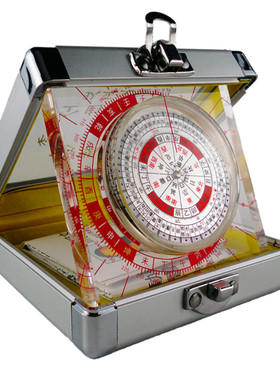 专业罗盘后天八卦液体指南针专业