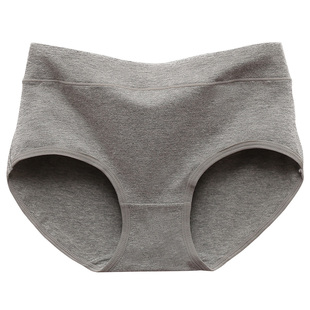 女士内裤女纯棉中腰全棉三角裤性感无痕大码少女学生高中生底裤头