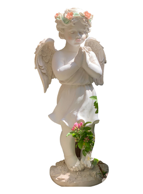 天使复古做旧阳台民宿创意摆件