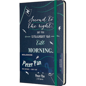 现货包邮Moleskine笔记本Peter Pan彼得潘小飞侠限量记事本子文具