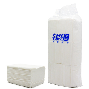 银鸽面巾纸饭店散装抽纸餐巾纸擦手擦嘴130*180mm特惠纸巾2层2提
