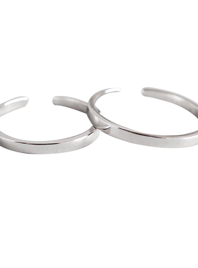 简约百搭S925纯银戒指