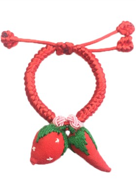 婴儿胎毛收纳袋红绳手链