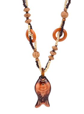 波西米亚风海滩复古毛衣链