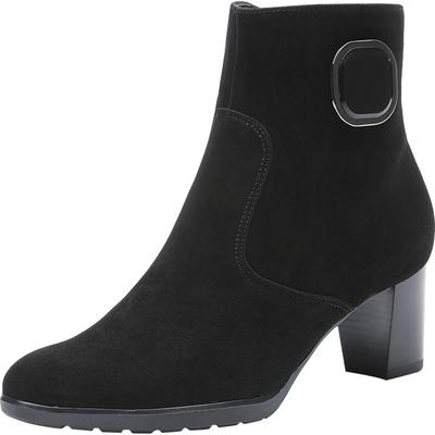 ara德国鹦鹉深口拉链休闲款女鞋