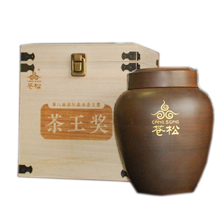 苍松六堡茶 0618茶王特级黑茶 广西梧州特产茶叶正品熟茶