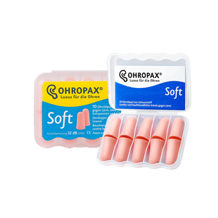 德国Ohropax soft防噪音耳塞降噪隔音静音睡觉睡眠呼噜男女