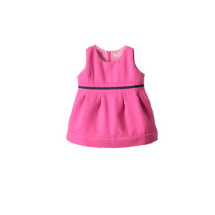 断码清货秋冬新款童装儿童女童连衣裙公主裙圆领呢子背心裙