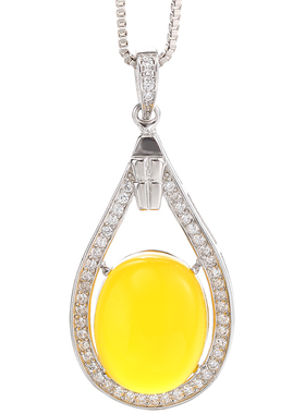 925银吊坠空托女11*15镀18K金蜜蜡吊坠托10*12*14*19 12*17 13*18