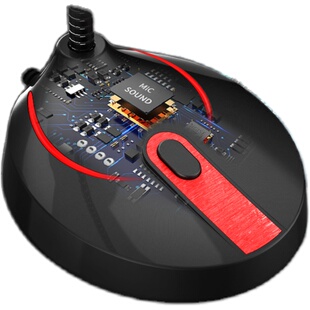 Niye/耐也 电脑麦克风话筒台式家用有线主播直播游戏YY语音录音K歌会议USB电容麦聊天设备笔记本教师上课专用