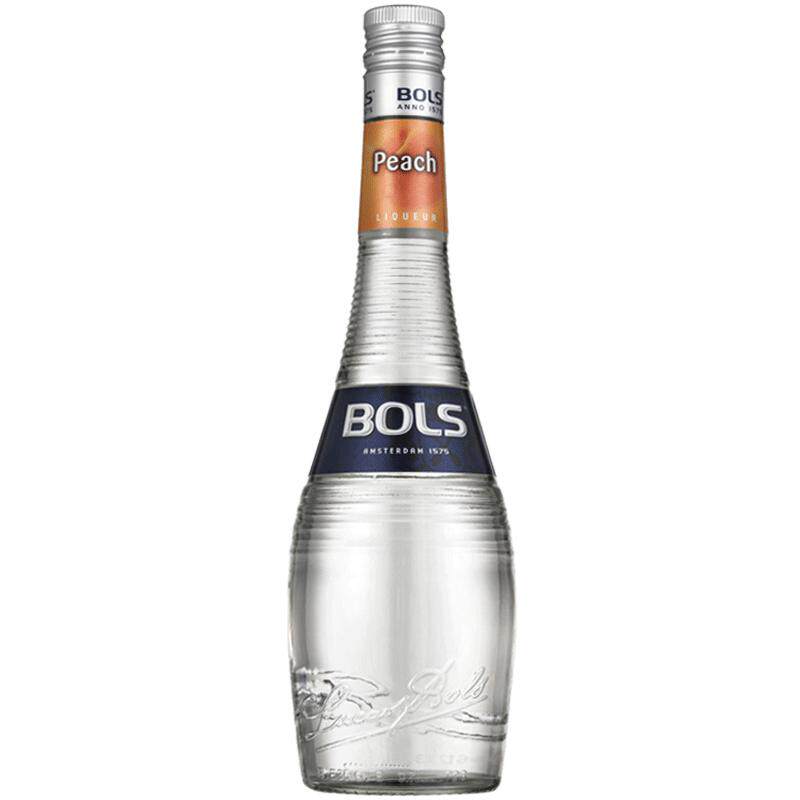 御玖轩 荷兰进口洋酒 波士蜜桃力娇酒BOLS利口酒 鸡尾酒基酒700ml