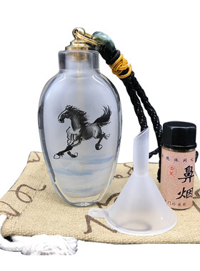 鼻烟壶内画正宗鼻烟粉开车防困