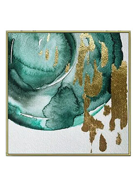 入户玄关骏马轻奢风镜面装饰画