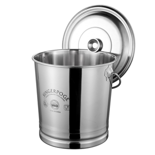 厚重不锈钢手提桶幼儿园食堂饭桶汤桶手提式家用水桶大容量多用桶