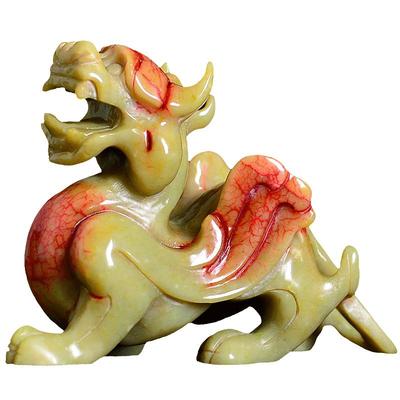 天然雕刻招财吉祥物貔貅摆件