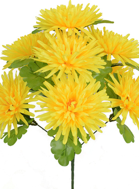 清明节祭祀上坟摆放盆栽塑料花