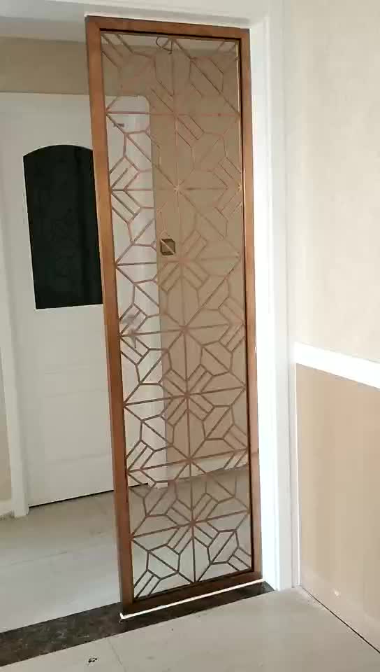 Aluminum Decorative House Window Screen Room Divider With Customized