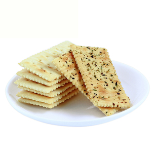 edo pack苏打饼干养胃孕妇芝麻梳打咸味送礼整箱散装多口味零食品