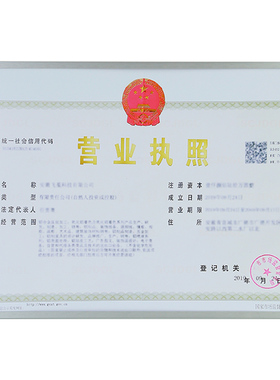 正本营业执照框可更换画框