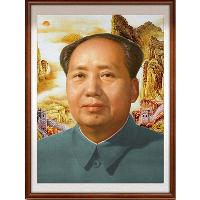 毛主席头像钻石画满钻伟人毛泽东