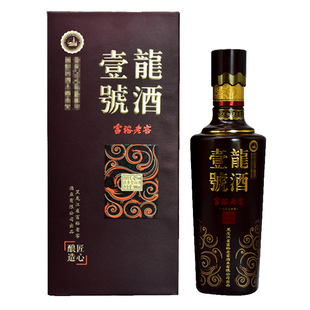 桂花白酒富裕老窖龙酒1号白酒浓香型白酒 富裕老窖42度白酒4瓶