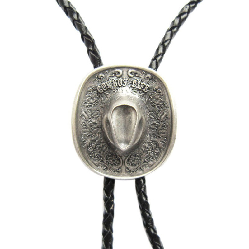 欧美领绳波洛领带潮男BOLOTIE骷髅hiphop领结花老鹰徽章酋长项链