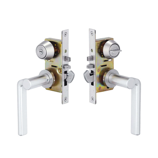 日本MIWA SL80关门自动上锁推拉平移门执手锁进口美和移门钩锁