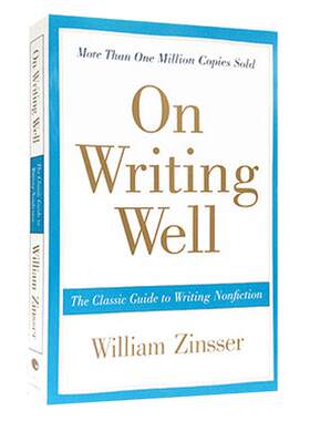 现货 On Writing Well 英文原版 经典写作指南 进口英文写作圣经 写作法宝 升学考试工具书