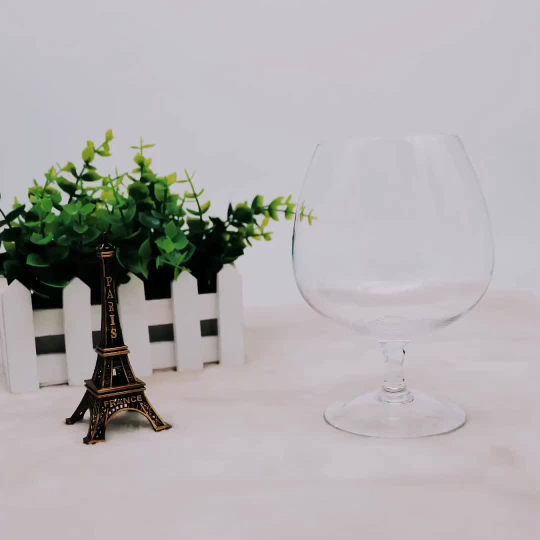 Hotsale Handmade Transparent Short Stemmed Crystal Brandy Snifter