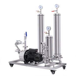 白酒过滤器小型商用不锈钢催陈机除苦去味全自动滤酒器家用提纯机