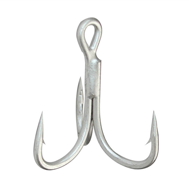 6倍加强路亚三本钩鱼钩大鱼专用钩大物强拉力 铁板钩亮片钩巨物