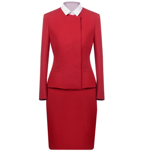 空姐制服套装面试职业装女酒店置业顾问物业客服售楼工作服