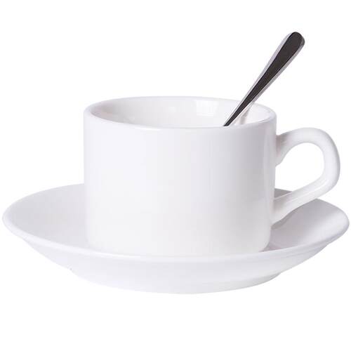 创意陶瓷杯 马克杯 水杯杯子金边咖啡杯礼盒套装配碟勺子定制LOGO