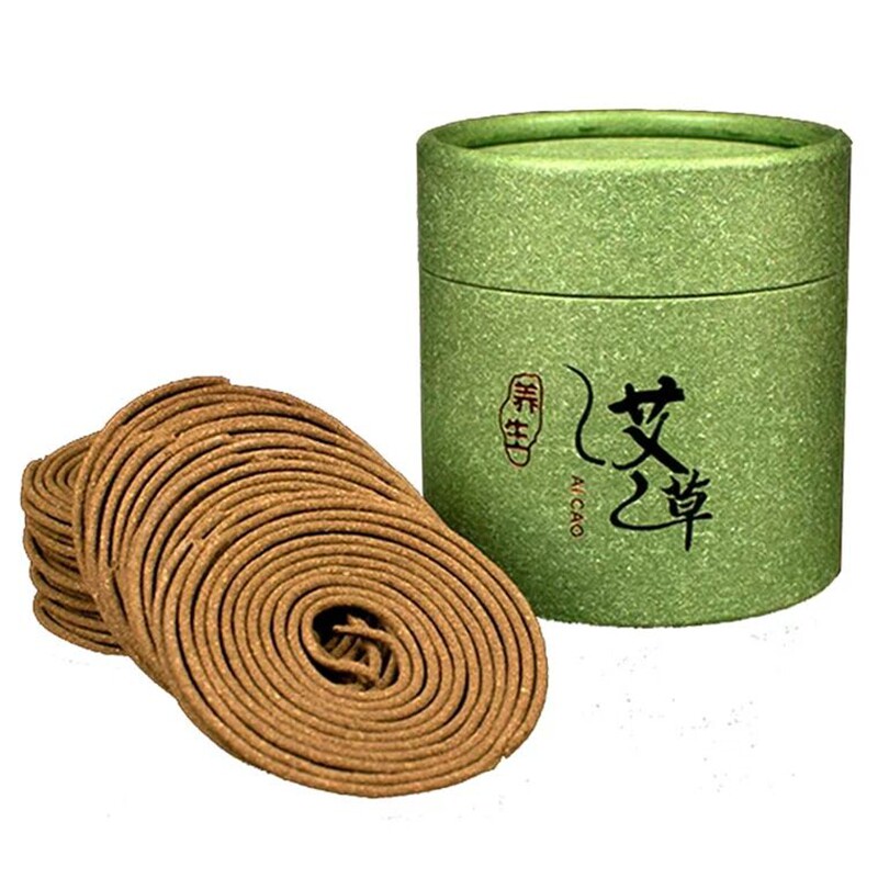 天然蕲艾香盘香驱蚊驱虫香熏安神袪味除异味家用艾草蚊香杀菌助眠