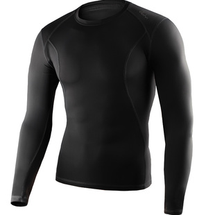 运动紧身衣男士健身衣跑步上衣篮球服吸汗速干衣长袖健身服运动服