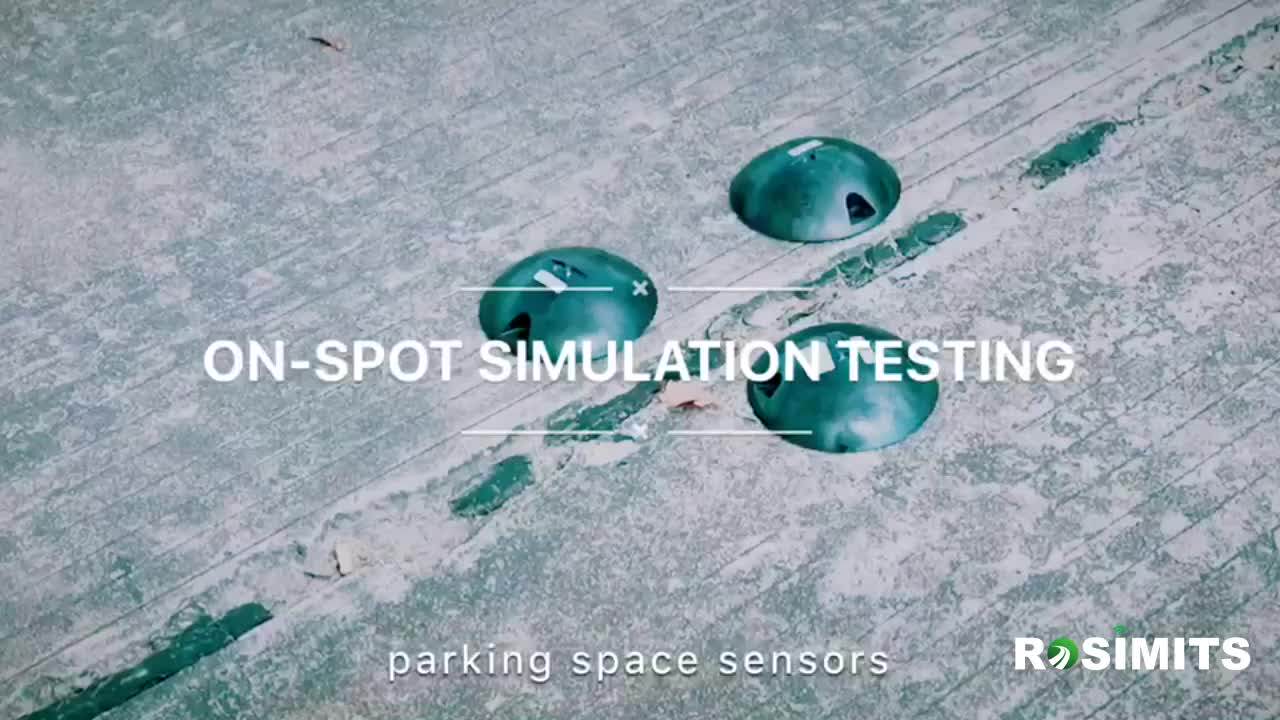 Lora Car Parking Systems Wireless Smart Parking Lot Sensor For Parking