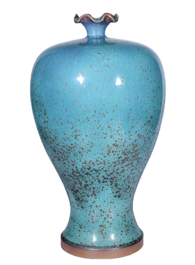 孔相卿【荷口梅瓶】中国工美大师亲工手签款【编号20051501】臻品