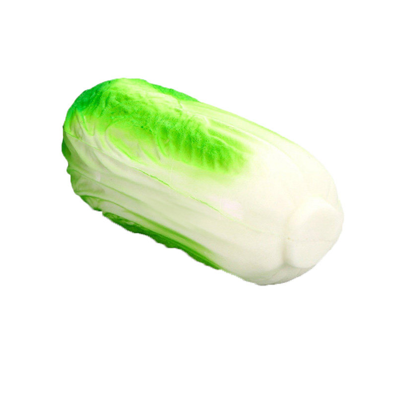 新品仿真慢回弹PU大白菜squishy软可捏儿童发泄玩具假蔬菜面包