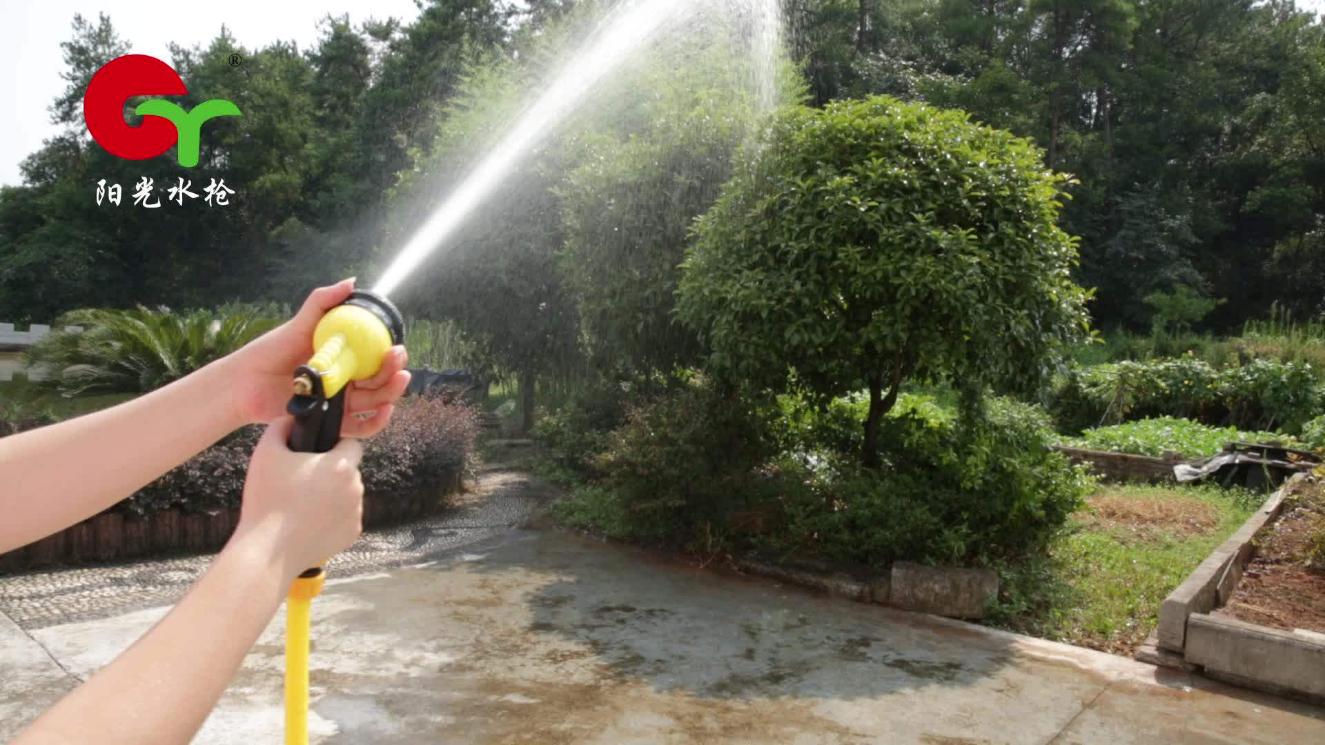 Plastic Garden Hose Water Spray Nozzle For Irrigation House Cleaning