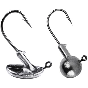 路亚铅头钩加强版套装软虫T尾微物50枚防挂底假饵曲柄钩鲈鱼鳜鱼