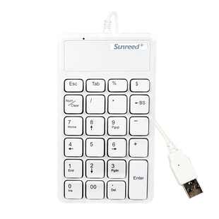 桑瑞得SK-23有线数字小键盘USB免切换笔记本台式电脑带显示计算器