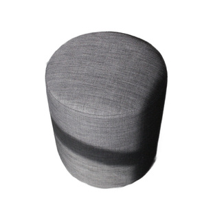 现代简约百搭圆凳服装店鞋店家用民宿布艺圆形沙发凳40cm高多色选