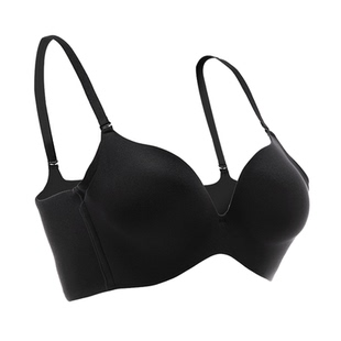黑天鹅小胸聚拢防下垂内衣女调整型文胸舒适无钢圈可拆卸肩带