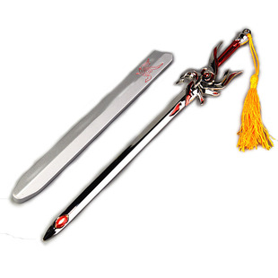 武器扁鹊模型 李白带鞘凤求凰青莲剑仙金属刀剑未开刃