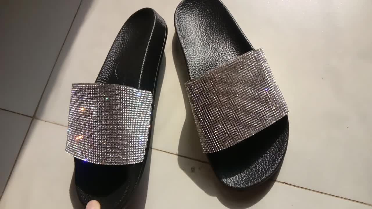 rhinestone slippers