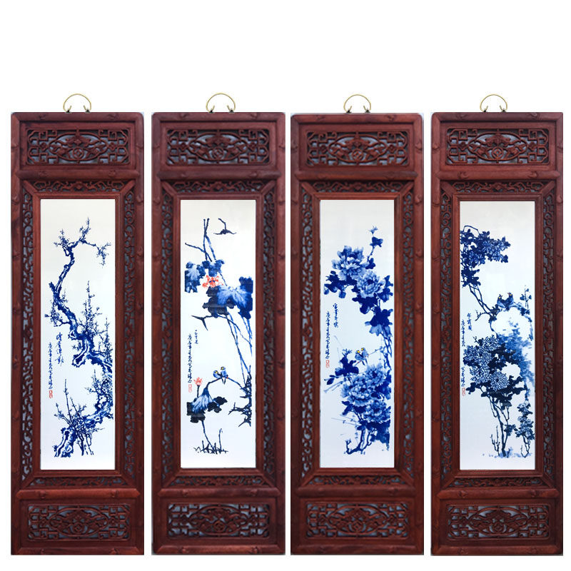 瓷板画客厅明清古典装饰画