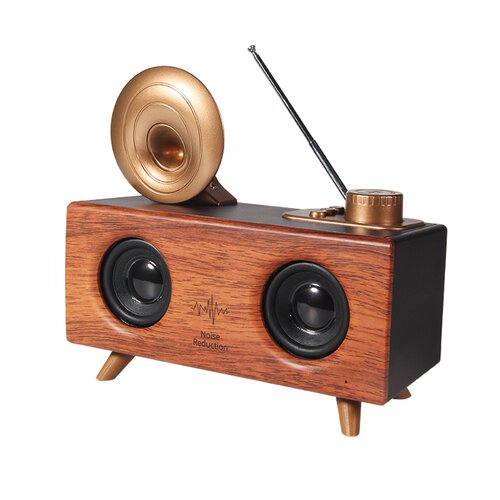 Music Apollo B6无线蓝牙音箱大音量收音机迷你复古礼物小型音响