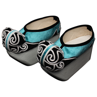 戏曲小生鞋越剧服装书生云头鞋黄梅戏梁祝登云履京剧古装男虎头鞋