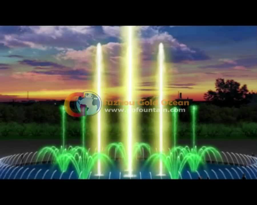 Free Design High Quality Straight Shooting Music Dancing Water Fountain