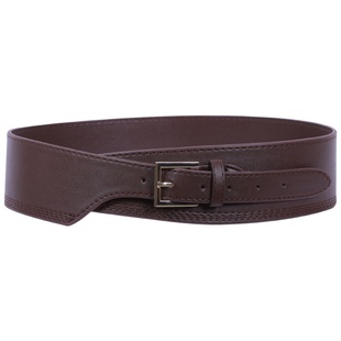 宽腰带女配大衣裙子西装配饰黑色皮带毛衣装饰连衣裙收腰外穿腰封